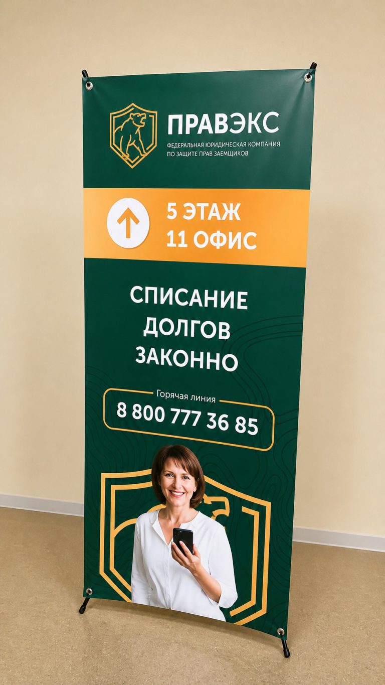 X-баннер 80х180см